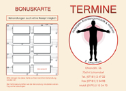 4-Seitiges Faltblatt f&uuml;r die Physiotherapie-Praxis Jakschitsch