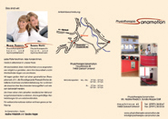 6-Seitiges Faltblatt f&uuml;r die Physiotherapie-Praxis Sanamotion