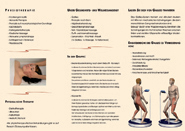 6-Seitiges Faltblatt f&uuml;r die Physiotherapie-Praxis Sanamotion