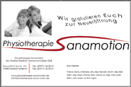Zeitungsartikel f&uuml;r die Physiotherapie-Praxis Sanamotion
